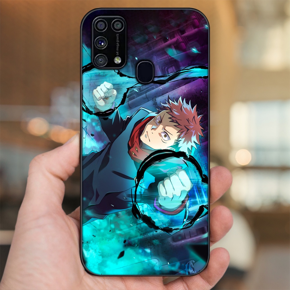 Ốp lưng Samsung M31 viền đen in hình Yuji Jujutsu Kaisen