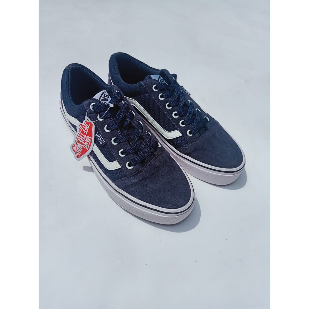 Giày Thể Thao Vans Màu Xanh Navy Chất Lượng Cao