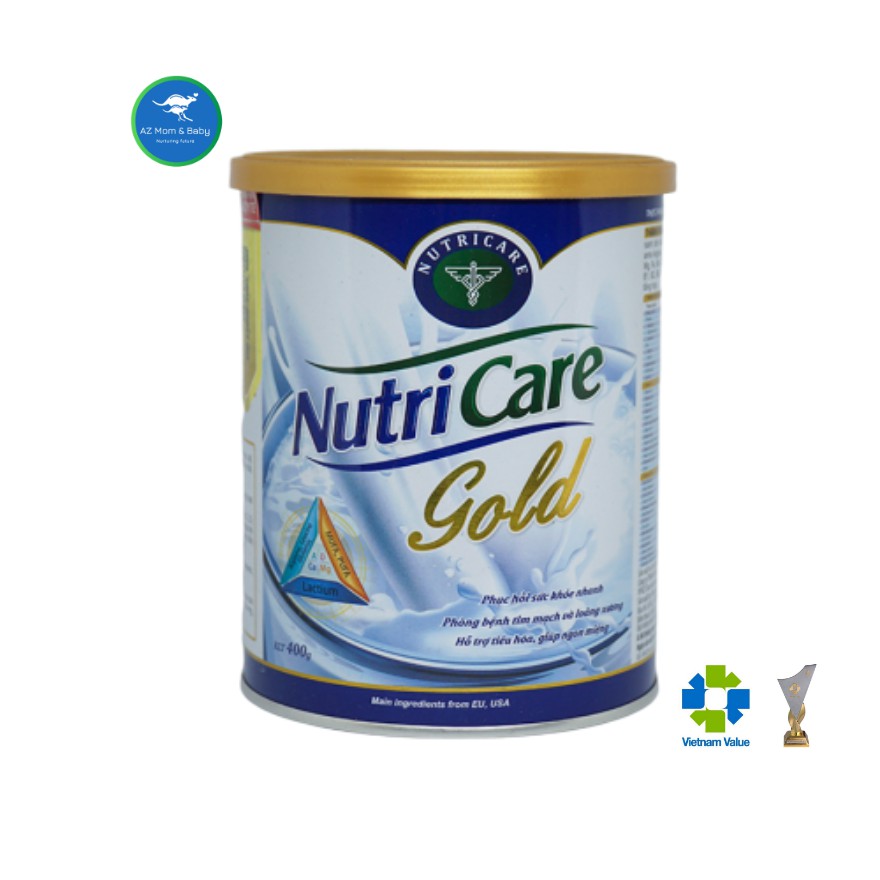 Sữa bột Nutricare Gold Mới phục hồi bồi bổ cơ thể (400g)