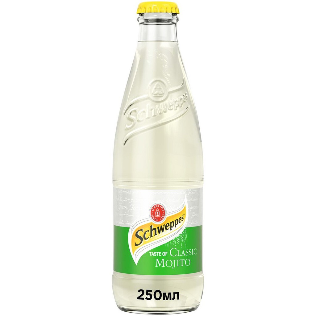 Schweppes Taste of Classic Mojito 250 ml - Nước ngọt có ga vị cocktail cổ điển SCHWEPPES 250ml