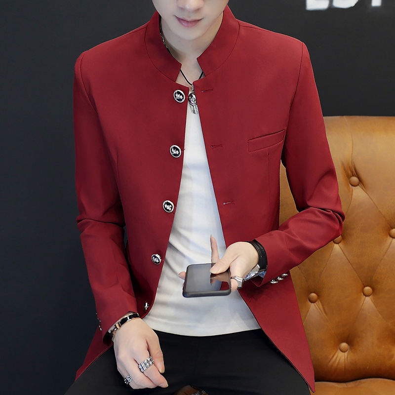 Áo Khoác Nam #Áo Khoác Vest Mới Xuân 2022# Áo Khoác Cổ Đứng Phong Cách Trung Hoa Cho Nam# Áo Khoác Thời Trang Xu Hướng Trẻ Trung