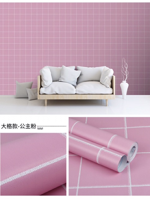 10M giấy dán tường kẻ caro keo sẵn khổ 45 cm | BigBuy360 - bigbuy360.vn
