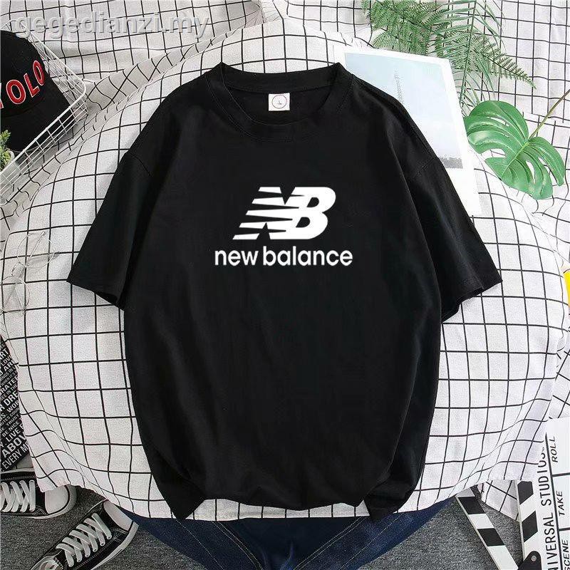 Áo Thun Thể Thao New Balance Tay Ngắn Cổ Tròn Dáng Rộng Thời Trang Mùa Hè Dành Cho Nam Và Nữ