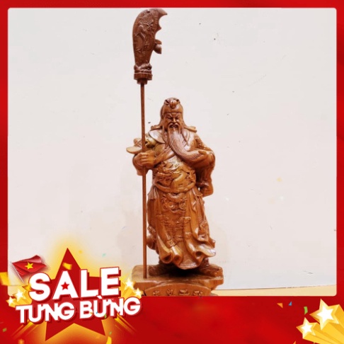 Tượng quan công trung nghĩa bằng gỗ