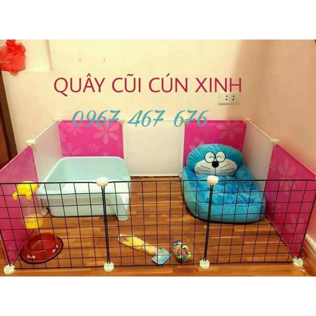 Quây cũi cún yêu