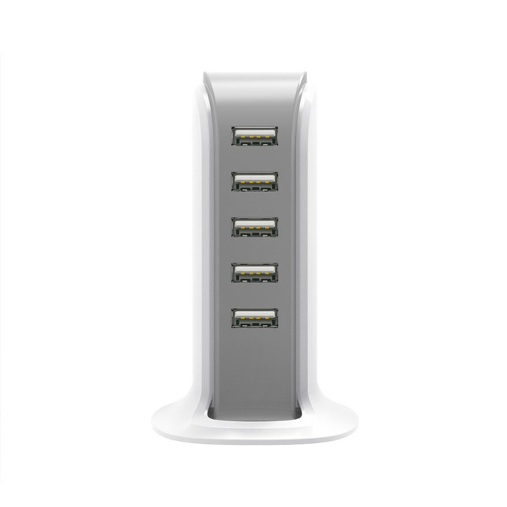 [HT11]5 Port USB Charger Rapid Charging Station Desktop Travel Hub USB Splitter