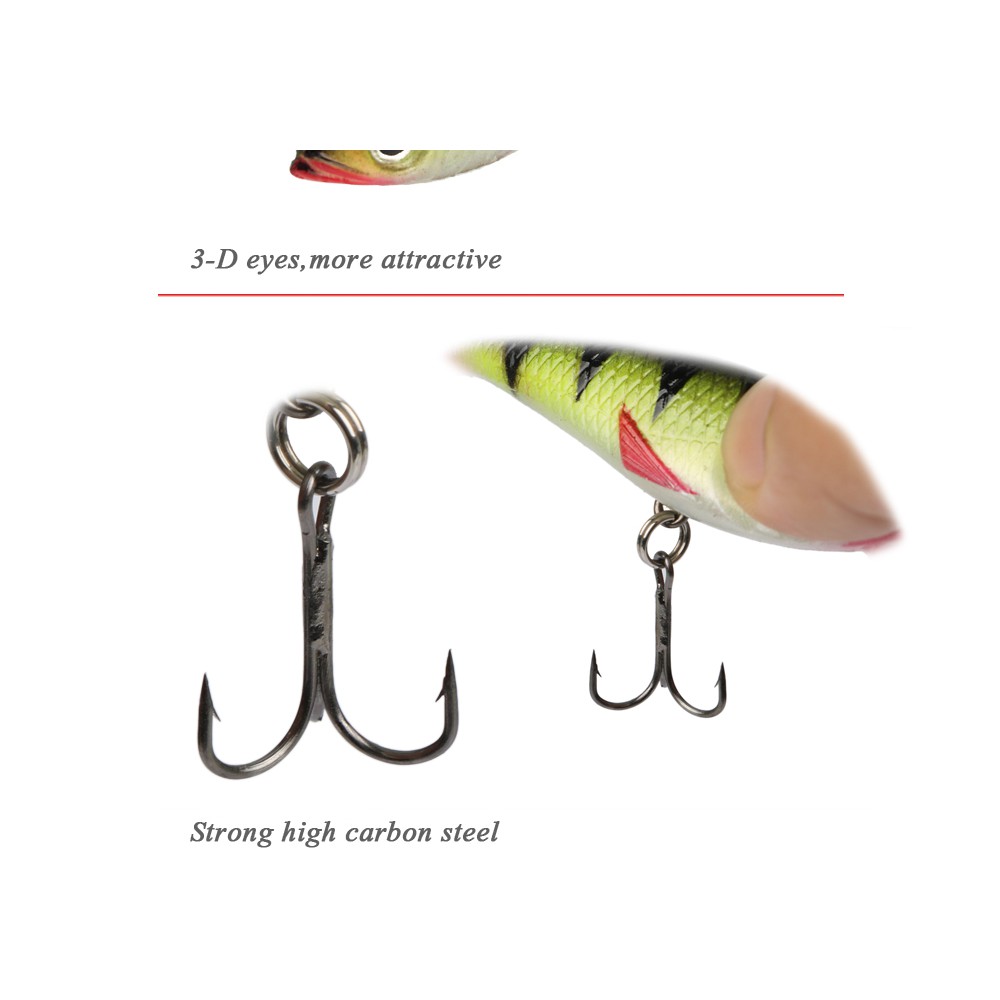 Mồi câu cá giả dạ quang 11g 8cm