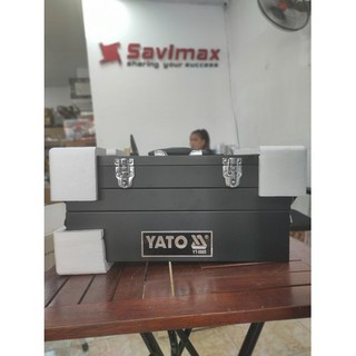 Hộp đựng đồ nghề bằng sắt Yato YT-0885, hộp đựng dụng cụ sửa chữa bằng sơn tĩnh điện - YT-0885
