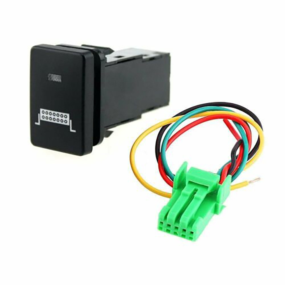 1 Công Tắc Nhấn 2-LED Xanh Dương Bằng Nhựa Cho Toyota Land Cruiser 2008-2017 Mới