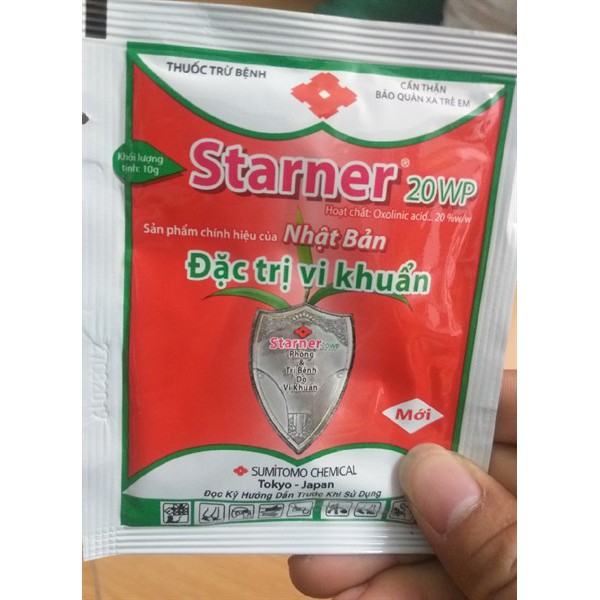 Chế phẩm STARNER 20WP đặc trị thúi nhũn hàng Nhật Bản gói 10g