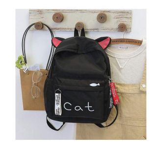 Balo Thời Trang Cat Đen