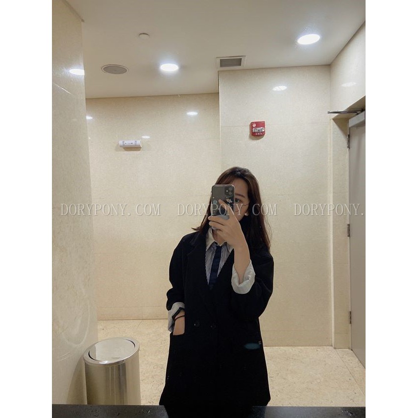 Áo Khoác Blazer BLACK RETRO CHIC JACKET - AK066 (2 lớp) | BigBuy360 - bigbuy360.vn