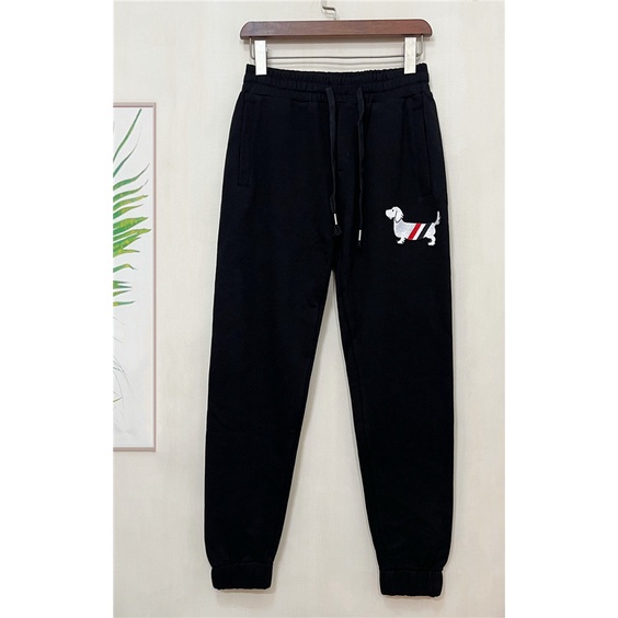 Quần Dài cotton Thêu Hình Chú Chó Dễ Thương Thời Trang Cho Nam Giới TH0M BR0WN 2022 S-4XL
