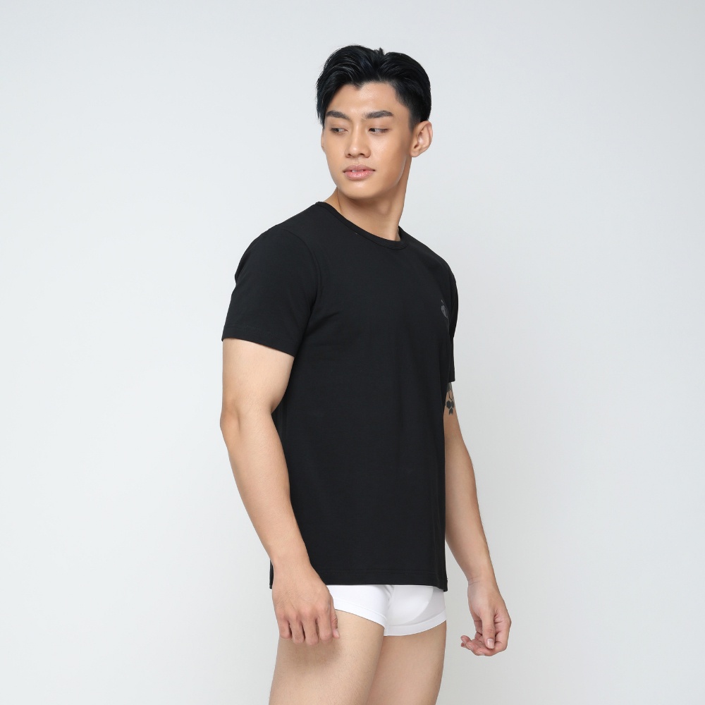 Áo Thun Nam Jockey Cotton Compact In Haft Boy Thoáng Khí Co Giãn - J7339