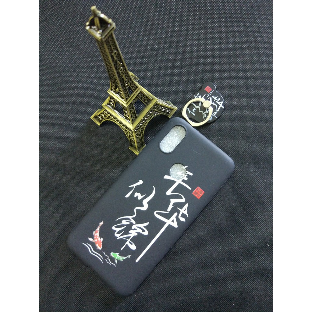 Ốp lưng xiaomi mi A2 / xiaomi mi 6x chất liệu cao su in hình đẹp mắt ( tặng iring )