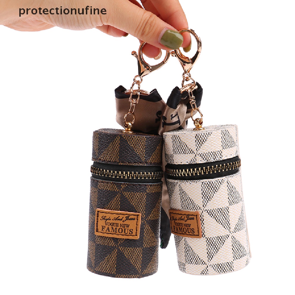 Túi Da Đựng Son Môi / Móc Khóa PR3VN Tiện Dụng