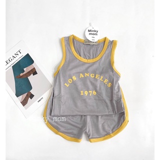 Bộ MInky Mom ba lỗ cho bé siêu mát