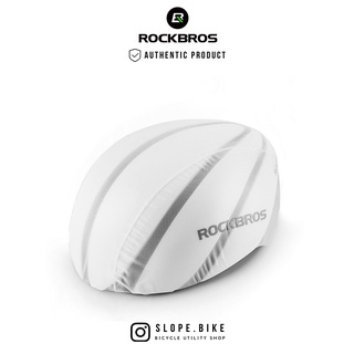 Vỏ bọc mũ bảo hiểm xe đạp Rockbros YPP017W WHITE