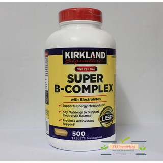Viên uống Kirkland Super B - Complex 500 viên Mỹ