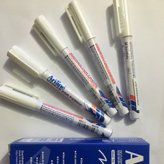  Bút vẽ lên áo Artline Marker for Fabric màu trắng 