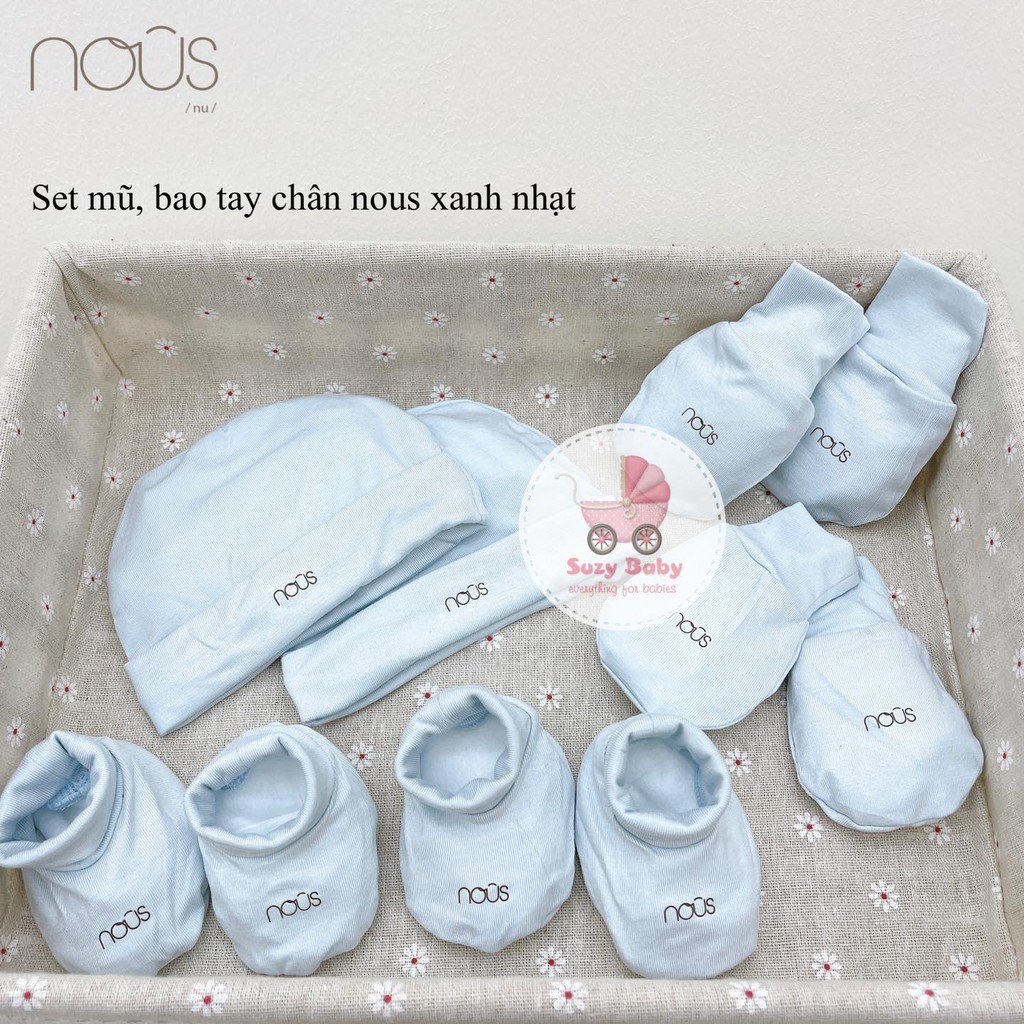 Set phụ kiện mũ bao tay chân petit nous