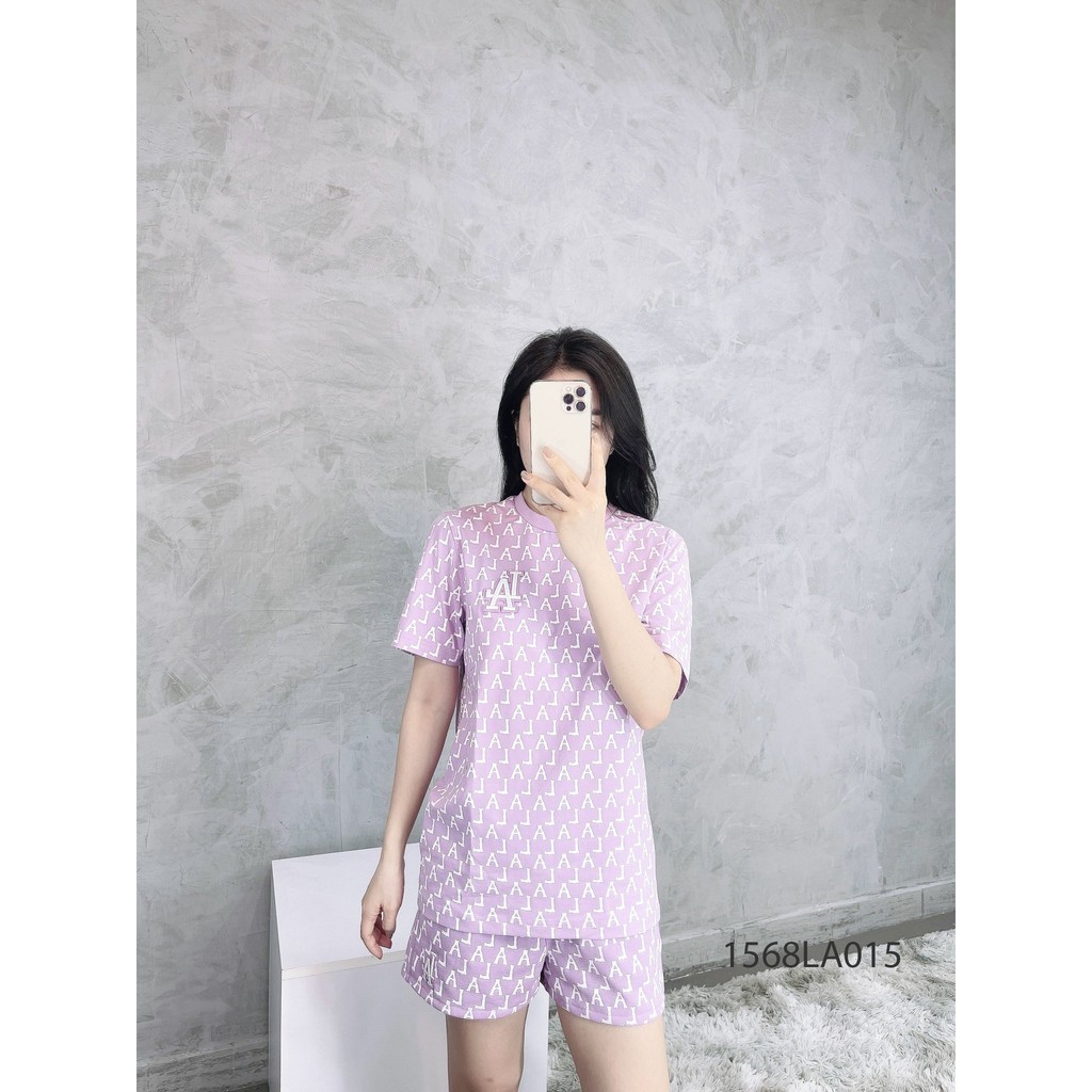 (HÀNG XUẤT XỊN) Quần short tím M//L//B Monogram Shorts L//A PURPLE Made in V/N full tag code  SIZE S M L