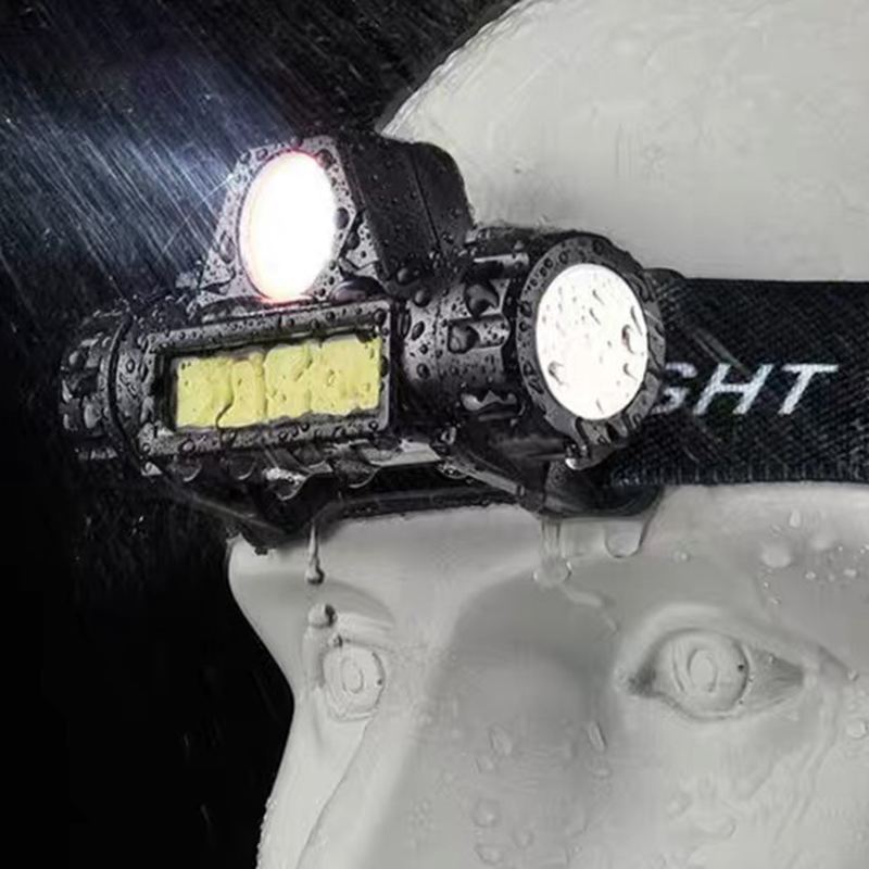 Đèn Pin Đội Đầu LED Bằng Hợp Kim Nhôm Chống Nước Tiện Dụng