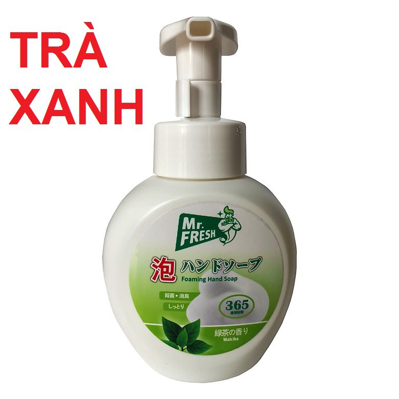 [DƯỠNG DA - SẠCH THƠM] Sữa rửa tay bọt tuyết dưỡng ẩm cho da Mr.Fresh 365ml