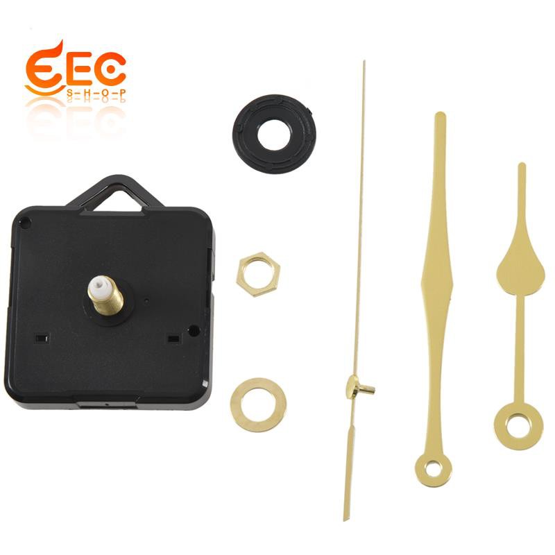 Quartz Clock Movement Mechanism Gold Repair Parts Kit