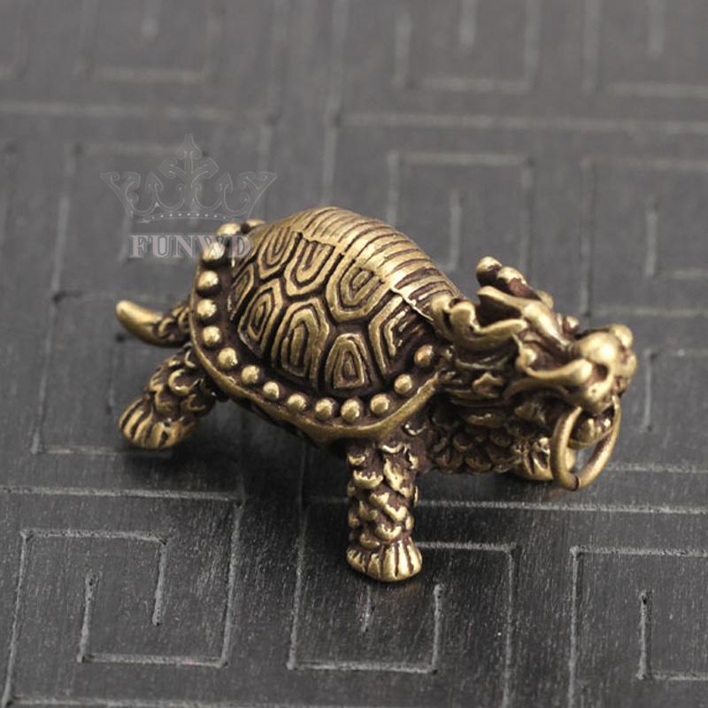 Mô hình rùa bằng đồng sáng tạo dùng để trang trí