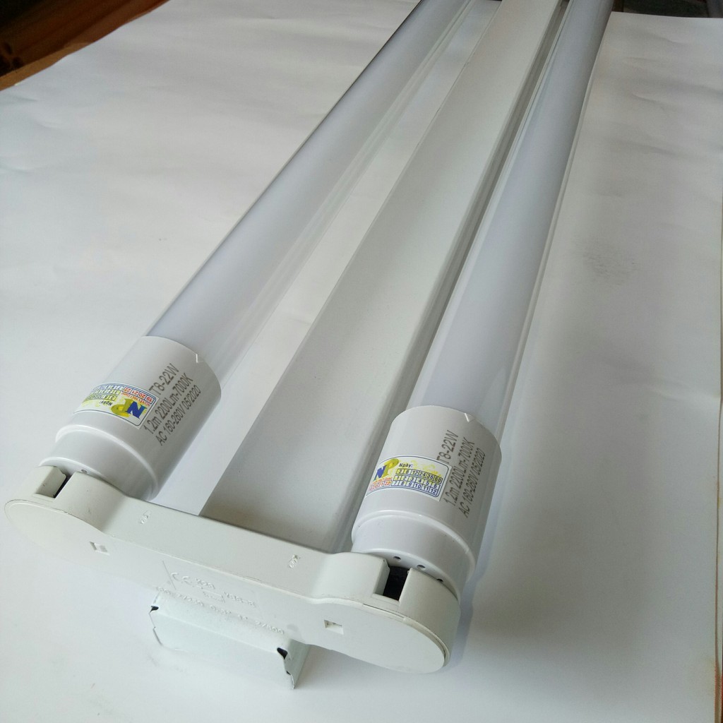 Bộ Bóng Tuýp LED Đôi T8 1.2m 44w Siêu Sáng