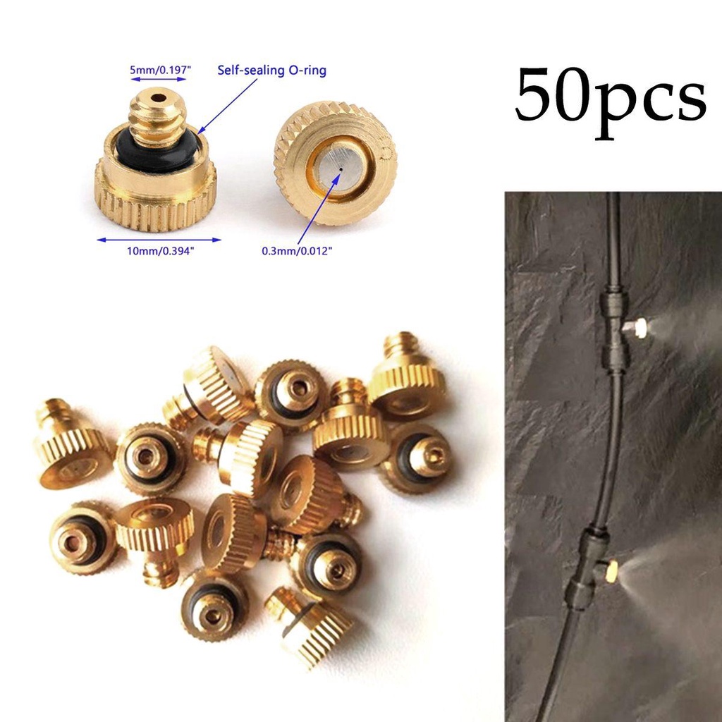 Vòi Phun Sương Áp Suất Thấp Bằng Đồng Thau 0.012 "10 / 24