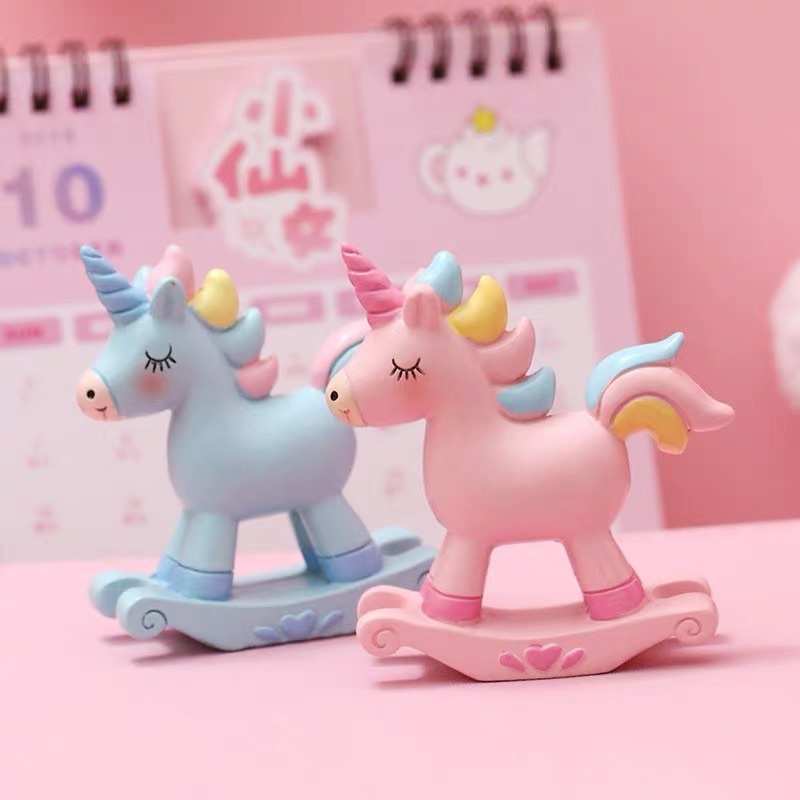 Unicorn Hồng, Xanh trang trí bánh kem