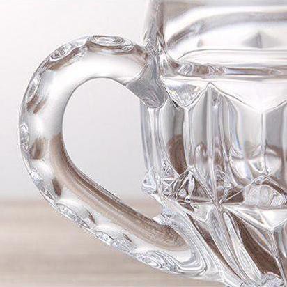 Bộ 6 Ly Thủy Tinh Bầu Lùn Uống Trà cao cấp dáng đẹp mẫu mới
