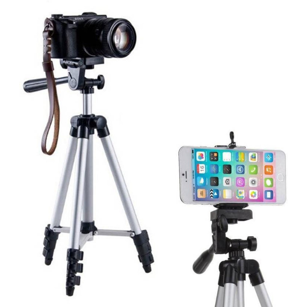 Chân giá đỡ máy chụp ảnh Tripod 3110 chân nhôm không gỉ, Tripod chụp ảnh livetream, quay tiktok [CAO CẤP]