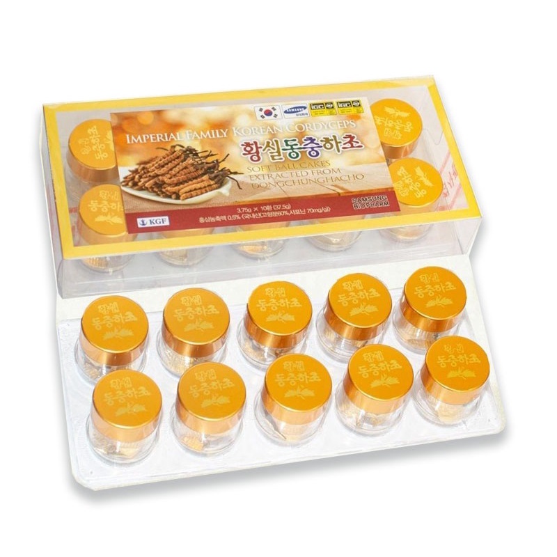 Viên Đông Trùng Hạ Thảo hộp nhựa 10 viên - tăng cường sức khỏe