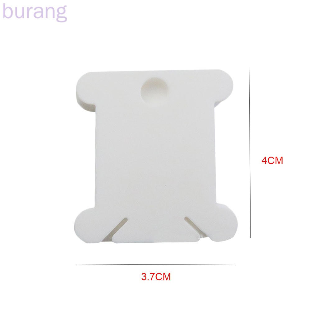 120PCS/Set Plastic Bobbins Spool Thread Card Embroidery Floss DIY Stitch Organizer Holder Sewing Tools