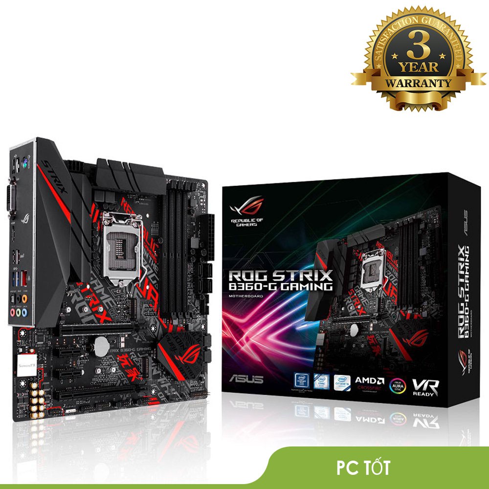 [Mã ELMS05 giảm 5% đơn 300k]Bo mạch chủ Asus ROG Strix B360-G Gaming -BH 36 T | BigBuy360 - bigbuy360.vn