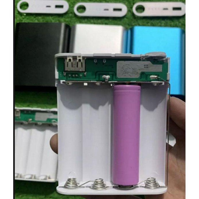 Box Sạc Pin Dự Phòng 4 Cell 18650 Vỏ Nhôm (Không bao gồm Pin)