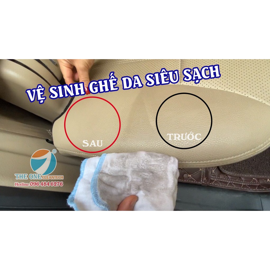 Combo 2 chai dung dịch vệ sinh ghế da ô tô siêu sạch bán chạy nhất Hàn Quốc