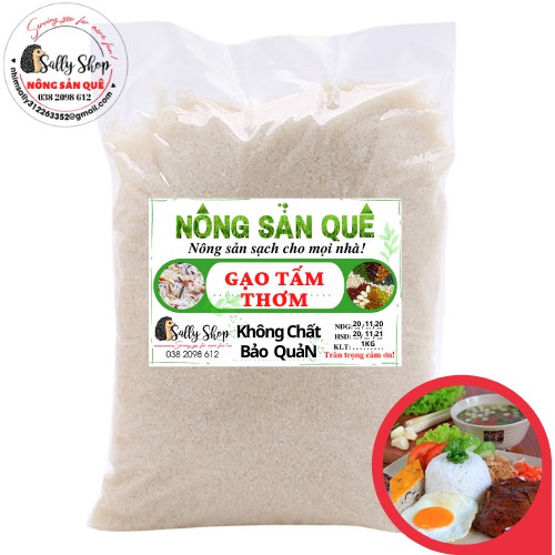 1kg Gạo Tấm Dẻo Thơm - Nông Sản Quê