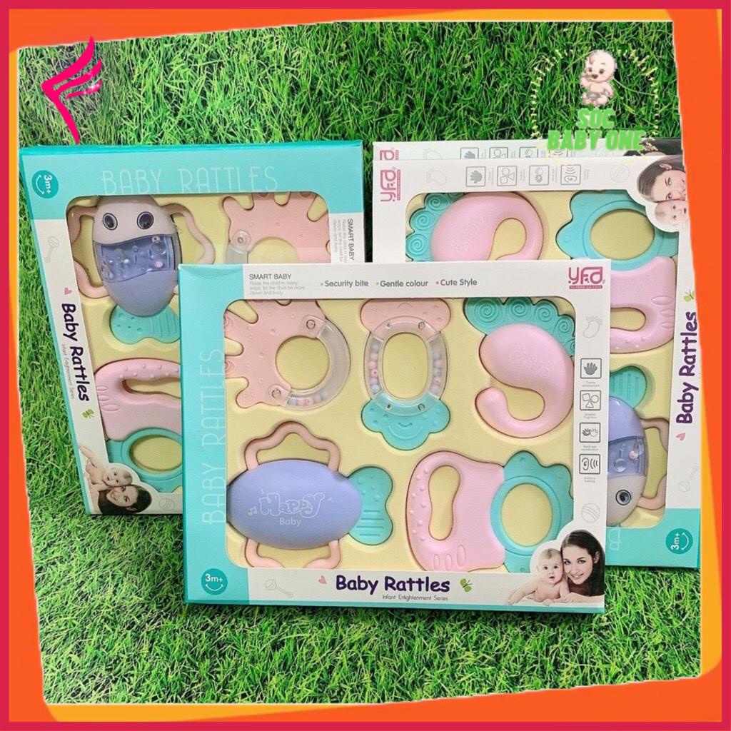 [Giảm giá thần tốc] Bộ Gặm Nướu Cho Bé Hàng Chính Hãng Baby Rattles