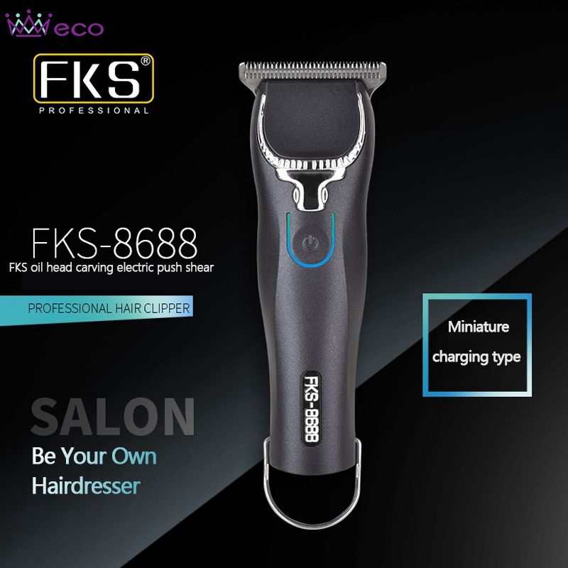 [Hàng mới về] Tông đơ cắt tóc FKS chạy bằng điện mini nhỏ gọn với 3 lược cắt dành cho nam