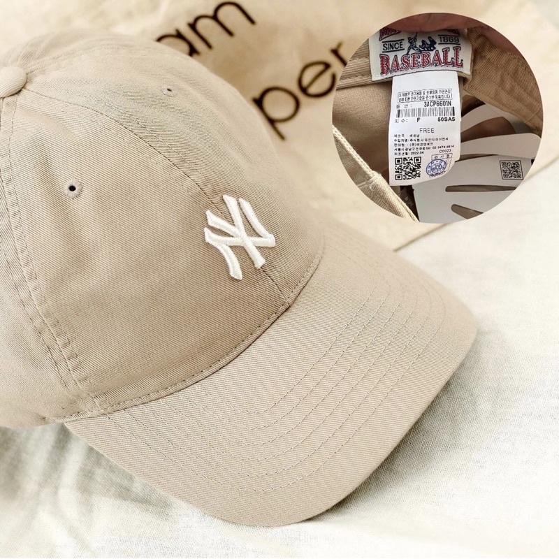 [CHÍNH HÃNG ] NÓN MLB ROOKIE CAP LA DODGERS NÂU LOGO NY ĐEN - UNISEX NAM NỮ