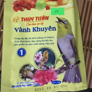 Cám chim vành khuyên thuý tuấn 1 thay lông 100gr