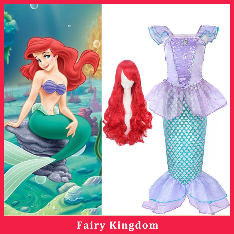Bộ đồ bơi hóa trang công chúa Ariel Little Mermaid
