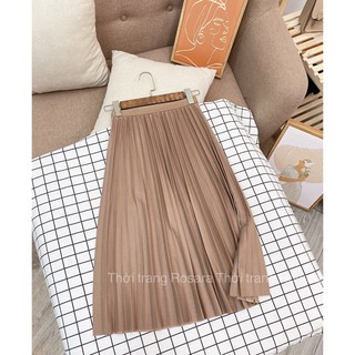 Chân váy xếp ly dài, chân váy xếp ly công sở. sp15