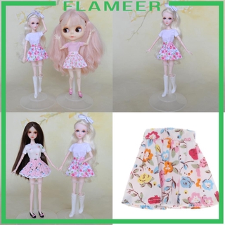 [FLAMEER] Lovely 1/6 Girl Doll Mini Short Skirt Casual Matching Girls Gifts Accs