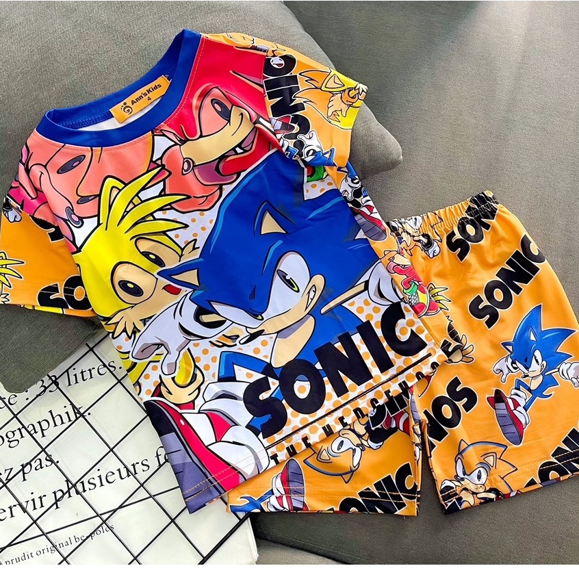 Đồ bộ bé trai size nhí 12-22kg vải thun lạnh 3D Jennie kids J481