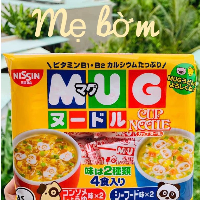 Mì mug cho bé yêu